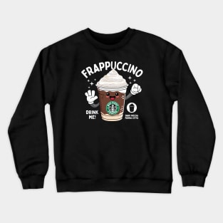 Dark Mocha Panna Cotta Blended Beverage for Coffee lovers Crewneck Sweatshirt